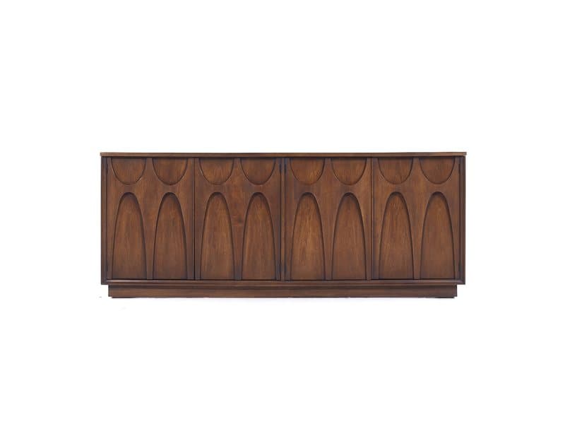 Broyhill Brasilia credenza photographed in a lived-in room